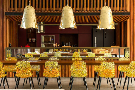 House 17-JB / Luiz Volpato Arquitetura - Interior Photography, Dining room, Wood, Chair