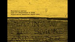 Open Call for Summer School: Inventing Sauna: Playing with Fire, Smoke and Water