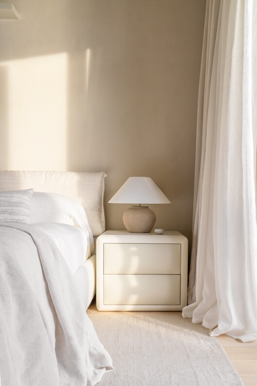 Villa in Recco / Gosplan + Giordano Hadamik Architects + caarpa + studio.skey - Interior Photography, Bedroom, Bed, Lighting