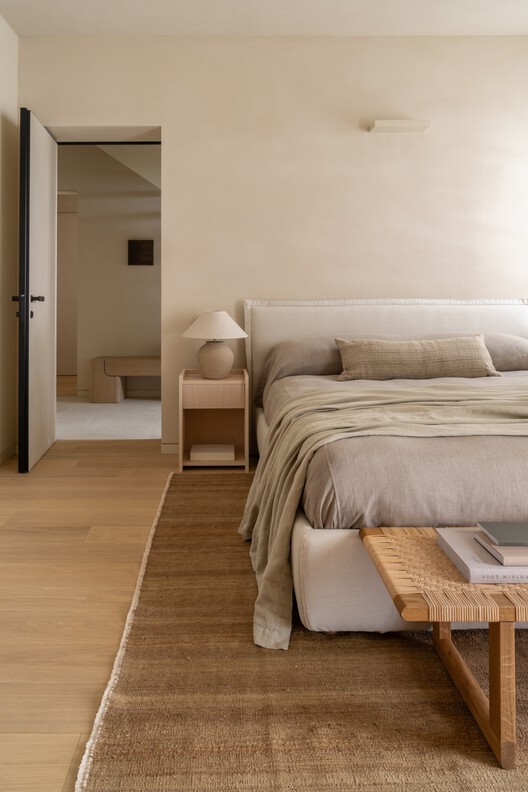 Villa in Recco / Gosplan + Giordano Hadamik Architects + caarpa + studio.skey - Interior Photography, Bedroom, Wood, Bed