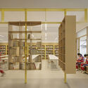 Renovation Design of the Library, Chengdu Shude Experimental Middle School / Modum Atelier - Interior Photography, Educational Interiors