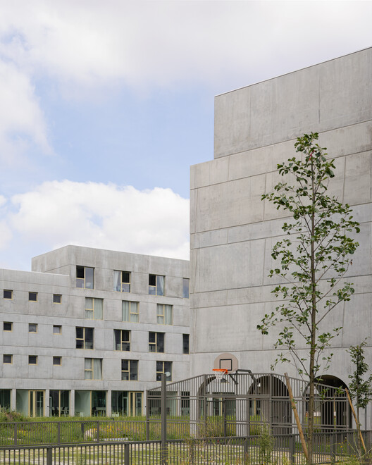The Babel Community - Coliving Residence  / D'HOUNDT+BAJART Architectes&associés - Exterior Photography, Concrete