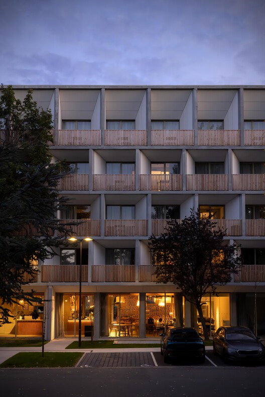 The Babel Community - Coliving Residence  / D'HOUNDT+BAJART Architectes&associés - Exterior Photography, Balcony