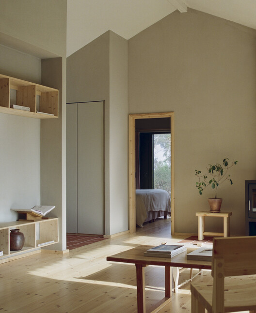 Stenkløvervej Vacation House / Filip Karl Edward Arkitektur Stenkløvervej Vacation House / Filip Karl Edward Arkitektur - Interior Photography, Wood, Lighting, Table, Chair