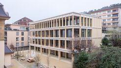 Collège des Parcs School Extension and two Sport Halls / Stoa architectes