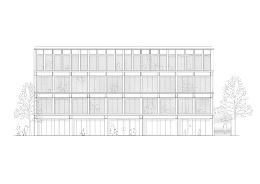 Collège des Parcs School Extension and two Sport Halls / Stoa architectes Collège des Parcs School Extension and two Sport Halls / Stoa architectes - Image 21 of 25