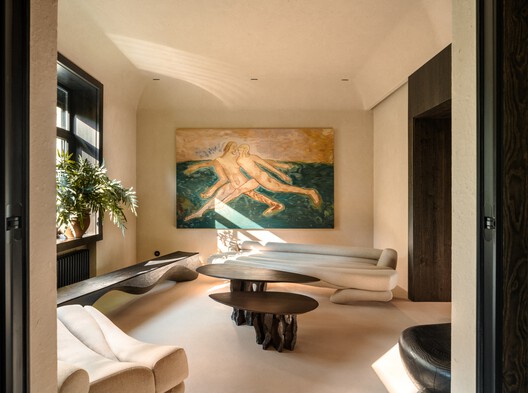 Artistic Office of a Notary / Dolgopiatova Interior Design - Interior Photography, Living Room, Wood, Lighting, Chair