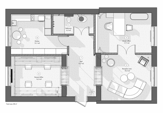 Artistic Office of a Notary / Dolgopiatova Interior Design - Image 20 of 20
