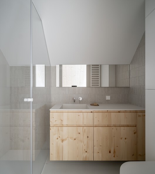 Kownatki Lake House  / Archmondo - Interior Photography, Wood, Sink, Countertop, Bathroom