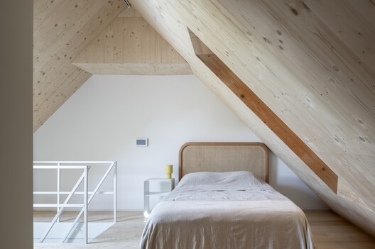 Kownatki Lake House  / Archmondo - Interior Photography, Bedroom, Wood, Bed