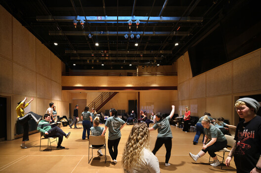 Theatr Clwyd / Haworth Tompkins - Interior Photography, Stairs