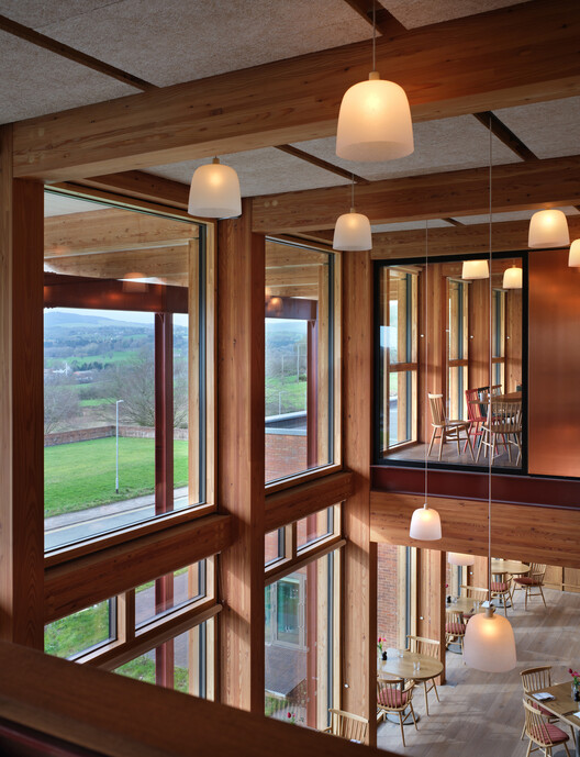 Theatr Clwyd / Haworth Tompkins - Interior Photography, Wood, Beam