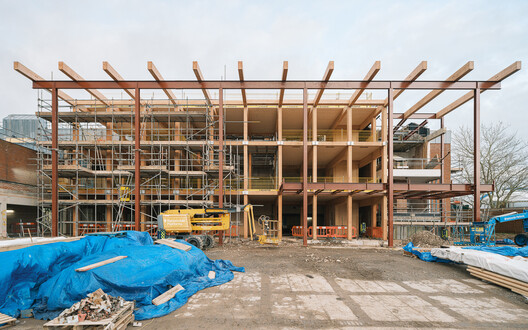 Theatr Clwyd / Haworth Tompkins - Exterior Photography, Glass, Beam
