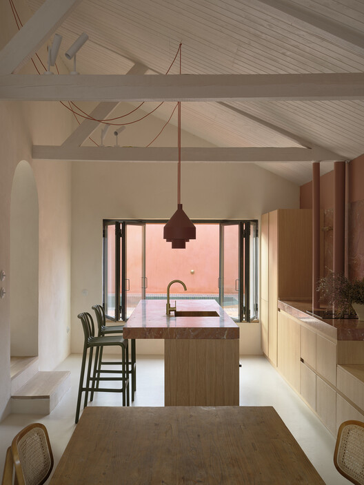 The House of the Green Pond / aceboXalonso studio - Interior Photography, Kitchen, Wood, Beam