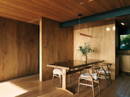 Creston House / Mork-Ulnes Architects  - Interior Photography, Dining room, Wood, Table, Chair