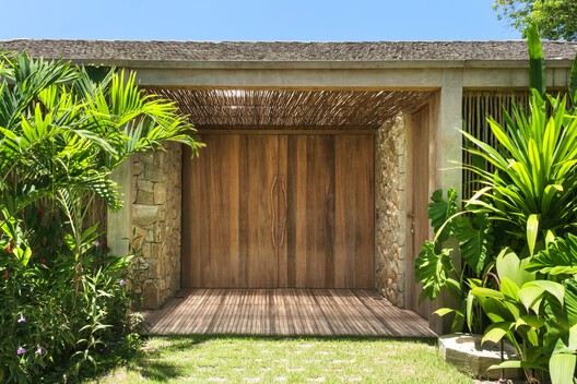Trama House / Beatriz Henriques Arquitetura - Exterior Photography, Wood, Garden, Courtyard