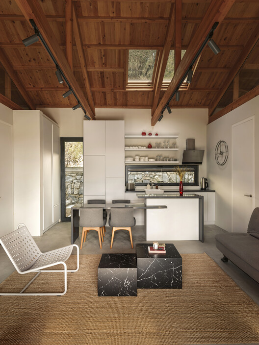 Elmali House / PIN Architects Elmali House / PIN Architects - Interior Photography, Wood, Kitchen, Table, Chair, Lighting, Countertop