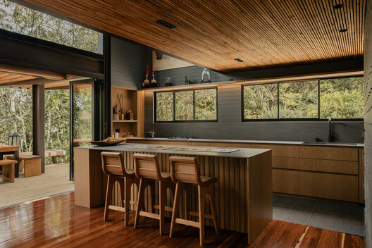 Renovation of the Mountain House  AC. / DARP - De Arquitectura y Paisaje - Interior Photography, Kitchen, Wood, Countertop, Chair