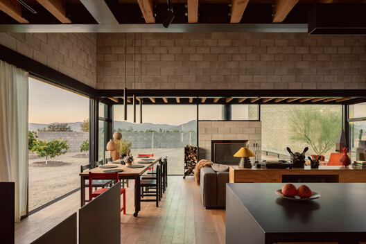 El Grove Family Home / Olson Kundig - Interior Photography, Kitchen, Wood, Chair