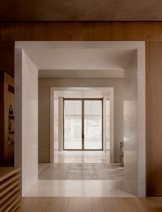 Polène Flagship Store / NORM Architects - Interior Photography, Wood, Column