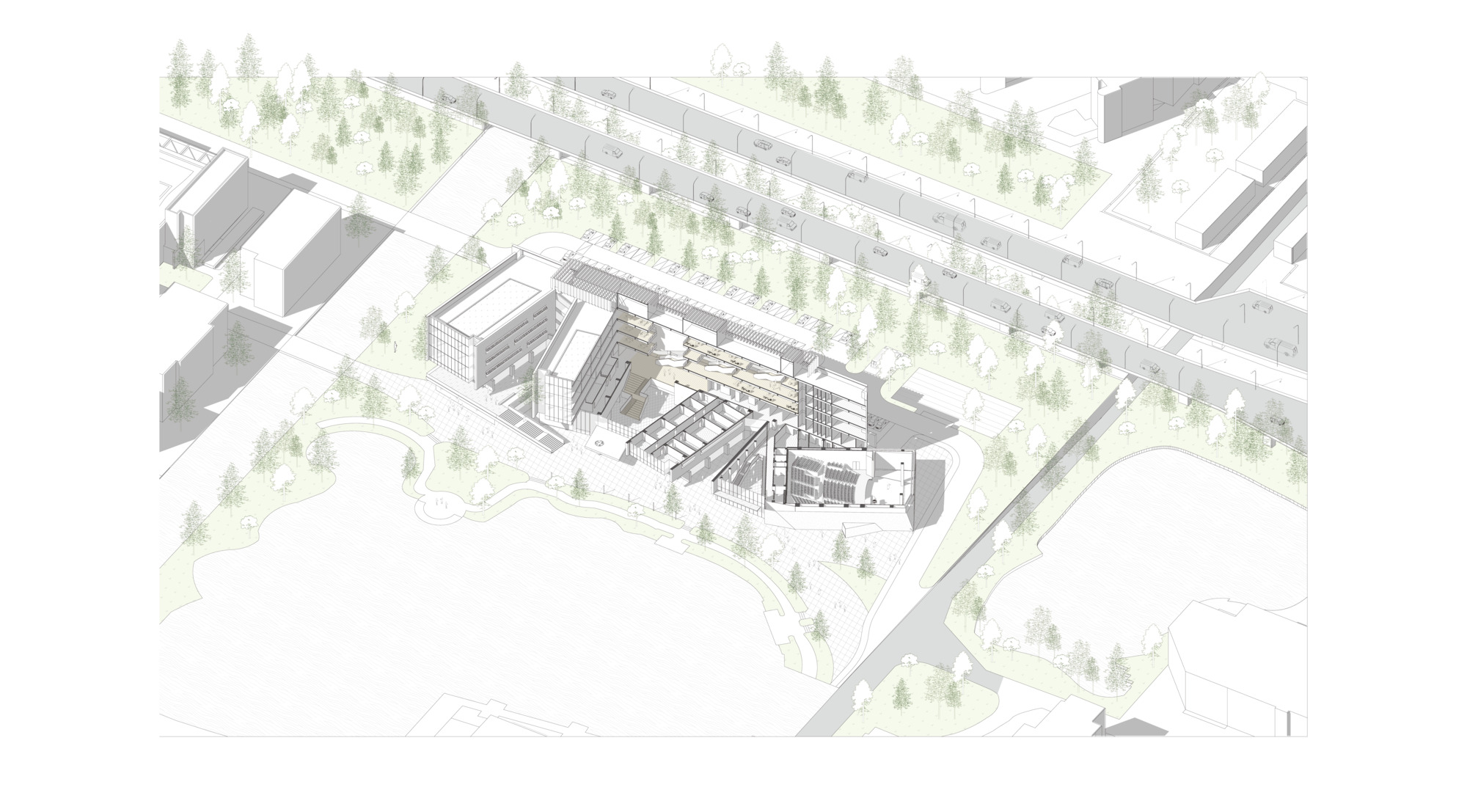 Gallery of Shanghai Jiao Tong University Student Service Center / TJAD ...