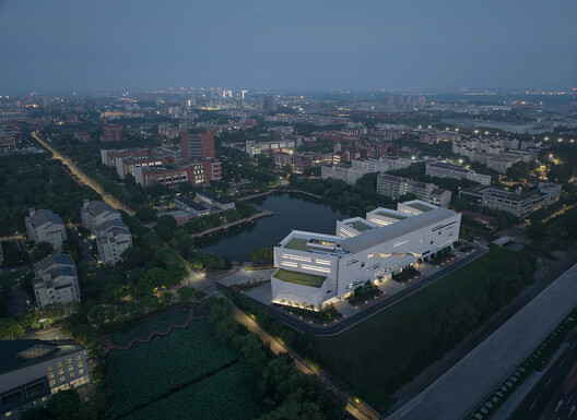 Shanghai Jiao Tong University Student Service Center / TJAD/Zeng Qun Architecture Design Studio Shanghai Jiao Tong University Student Service Center / TJAD/Zeng Qun Architecture Design Studio - Exterior Photography, Aerial View Photography