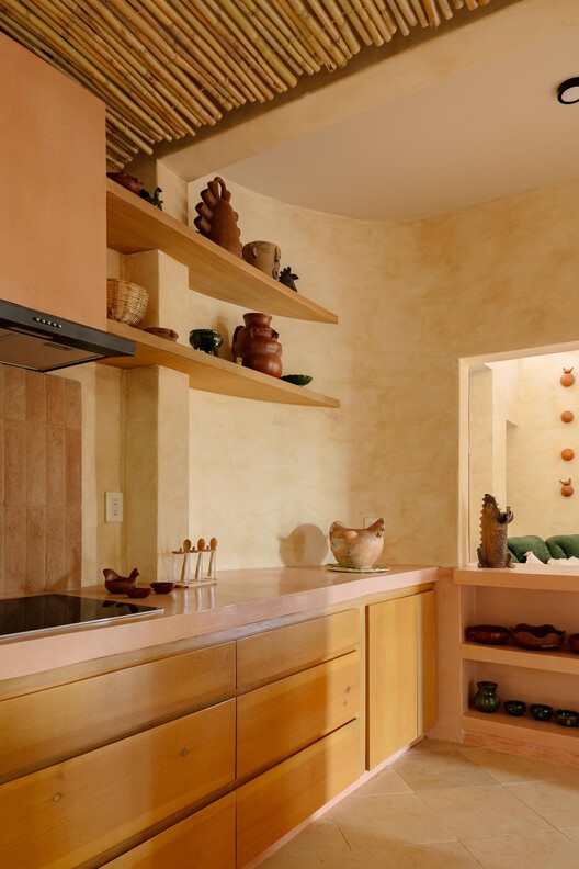 House of Light Oaxaca / T804 Arquitectura e Interiorismo Estratégico - Interior Photography, Kitchen, Wood, Countertop, Sink