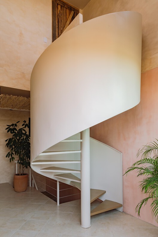 House of Light Oaxaca / T804 Arquitectura e Interiorismo Estratégico - Interior Photography, Stairs, Handrail