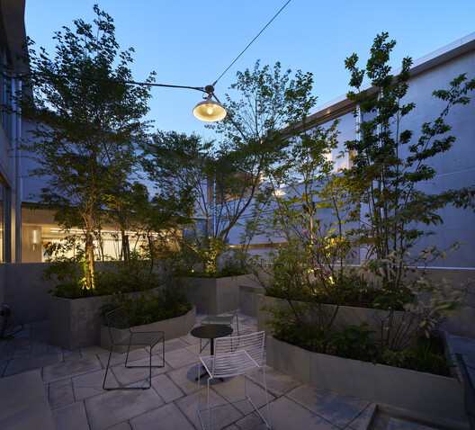 Obstetrics in Nanakuma / Yoshitaka Suzuki and Associates - Exterior Photography, Courtyard