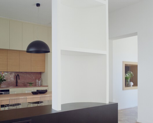 Casa Lèvanzo / Margine - Interior Photography, Kitchen, Wood, Lighting, Shelving