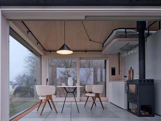 Cabin Devín / Ark-Shelter + ARCHEKTA - Interior Photography, Wood, Lighting, Chair