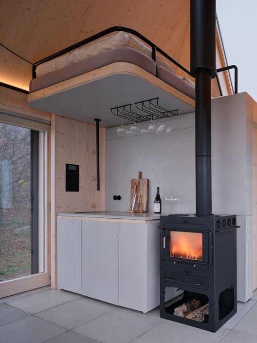 Cabin Devín / Ark-Shelter + ARCHEKTA - Interior Photography, Kitchen