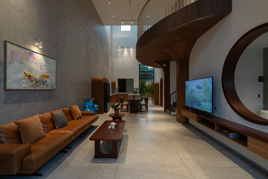 Vesp House / Story Architecture Vesp House / Story Architecture - Interior Photography, Living Room, Wood, Lighting, Chair