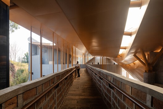 Renmin Canal Water Conservancy Culture Zhongjiang Memorial Hall / AOMOMO Studio, Shanghai Jiao Tong University - Interior Photography, Wood, Beam