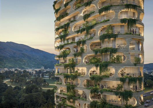 Kengo Kuma & Associates Unveils Its First Project in Ecuador with Qapital Tower - Image 6 of 10
