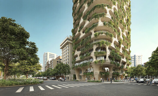 Kengo Kuma & Associates Unveils Its First Project in Ecuador with Qapital Tower - Image 3 of 10
