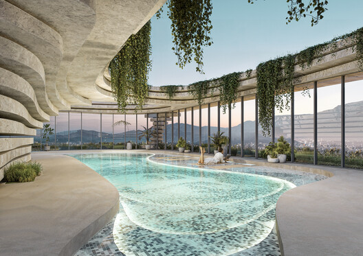 Kengo Kuma & Associates Unveils Its First Project in Ecuador with Qapital Tower - Image 8 of 10