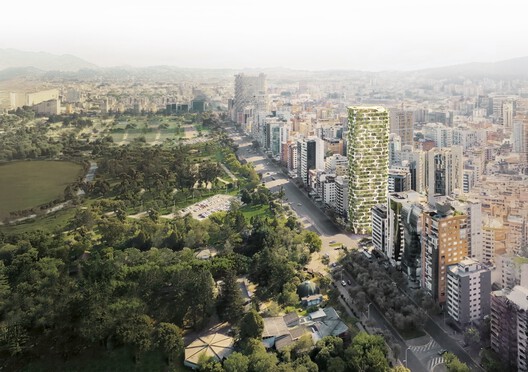 Kengo Kuma & Associates Unveils Its First Project in Ecuador with Qapital Tower - Image 2 of 10