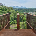 Escalera paisajística en la Vall del Pardís / Comas-Pont arquitectes - Fotografía exterior, Instalaciones Y Estructuras, Barandas, Cierros, Balcón