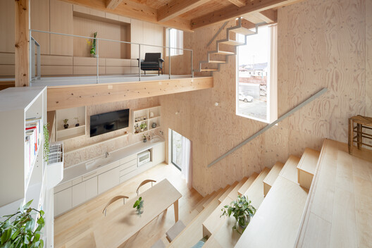 Cloud Terrace / CLOUD ARCHITECTS Cloud Terrace / CLOUD ARCHITECTS - Interior Photography, Kitchen, Wood, Stairs
