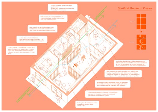 Six-Grid House in Osaka / Atelier 405 - Image 24 of 24