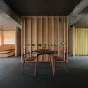 Six-Grid House in Osaka / Atelier 405 - Interior Photography, Refurbishment, Lighting, Table, Chair