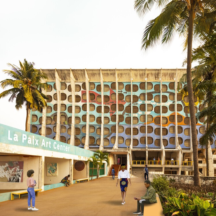Hôtel de la Paix: An Alternative Approach to Modern Heritage in Togo - More Images