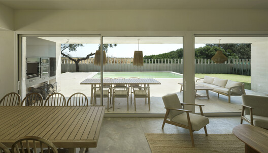 House J / SV60 Arquitectos - Interior Photography, Dining room, Wood, Table, Chair