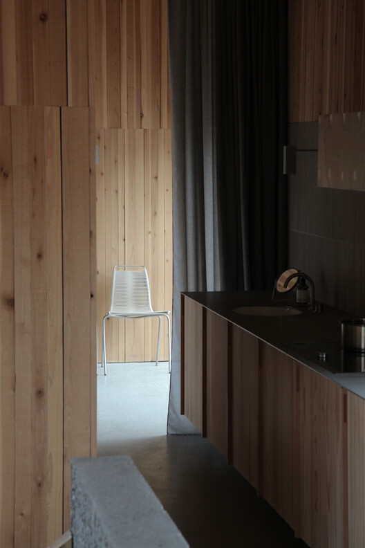 House in Kirigamine / imajo design - Interior Photography, Kitchen, Wood