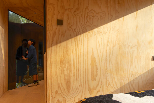 Playtime Cabin / Wiki World + Advanced Architecture Lab - Interior Photography, Bedroom, Wood