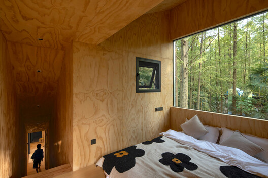 Playtime Cabin / Wiki World + Advanced Architecture Lab - Interior Photography, Bedroom, Wood