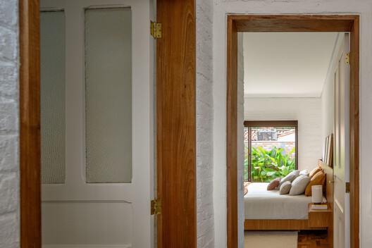 Cafelândia House / Ana Sawaia Arquitetura - Interior Photography, Wood, Door, Bedroom, Bed