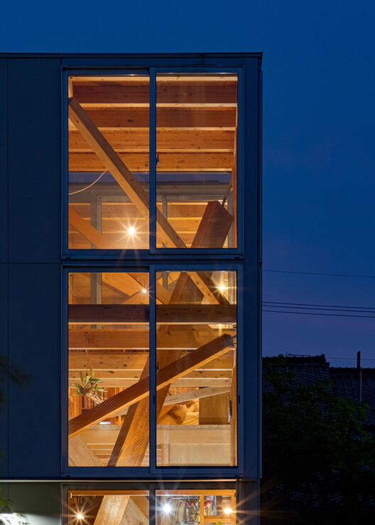 House & Office SH / 1-1 Architects - Exterior Photography, Wood