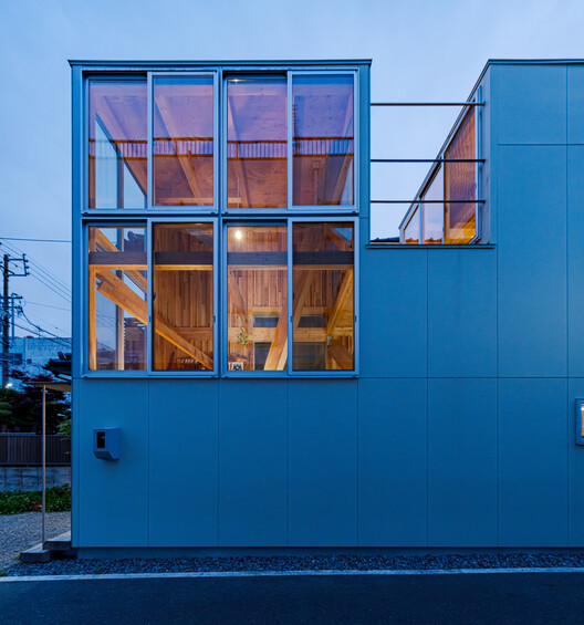 House & Office SH / 1-1 Architects - Exterior Photography, Glass